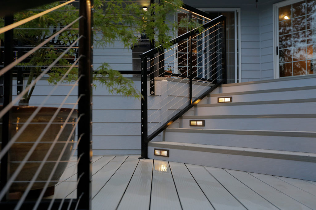 Modern Aluminum Tri Level Deck Design And Build G Christianson