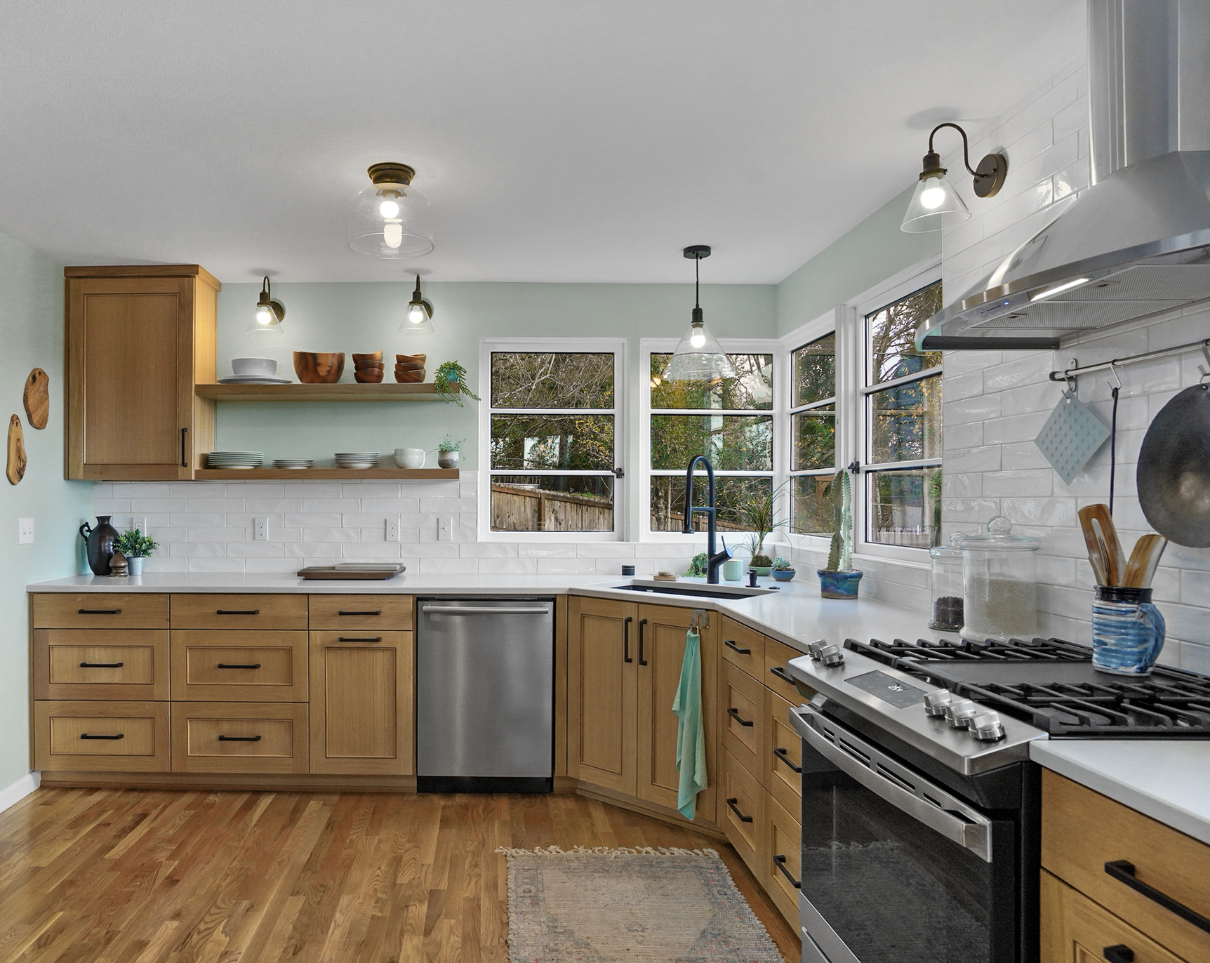 Bright & Open Vintage Kitchen