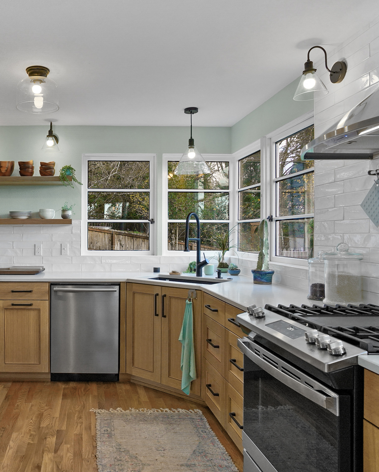 Bright & Open Vintage Kitchen