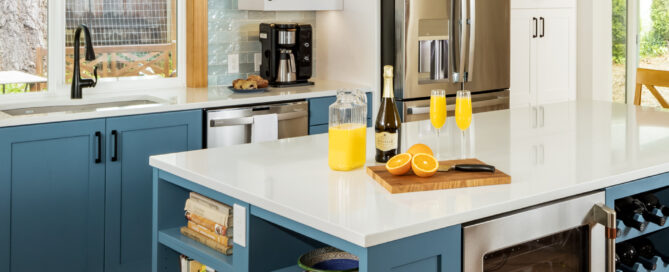 Crafted Blue Kitchen & Addition