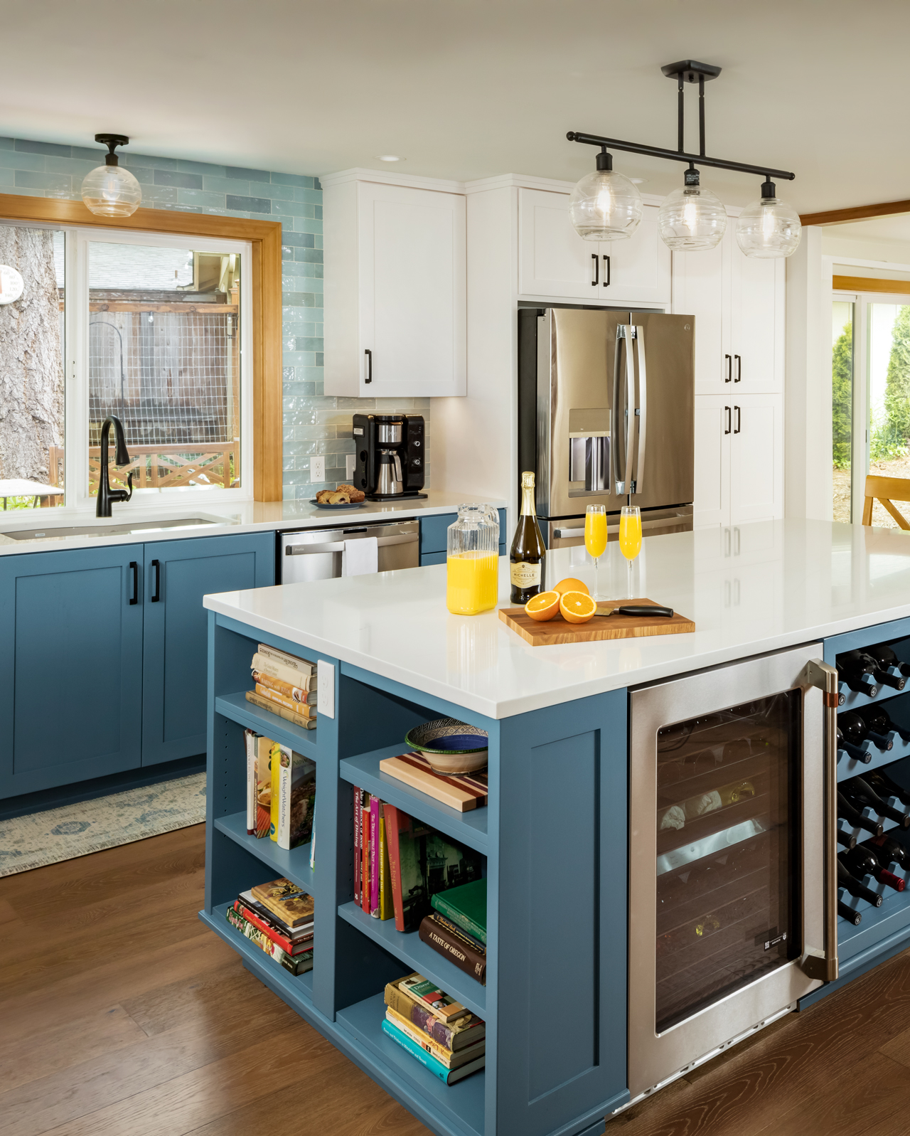 Crafted Blue Kitchen & Addition