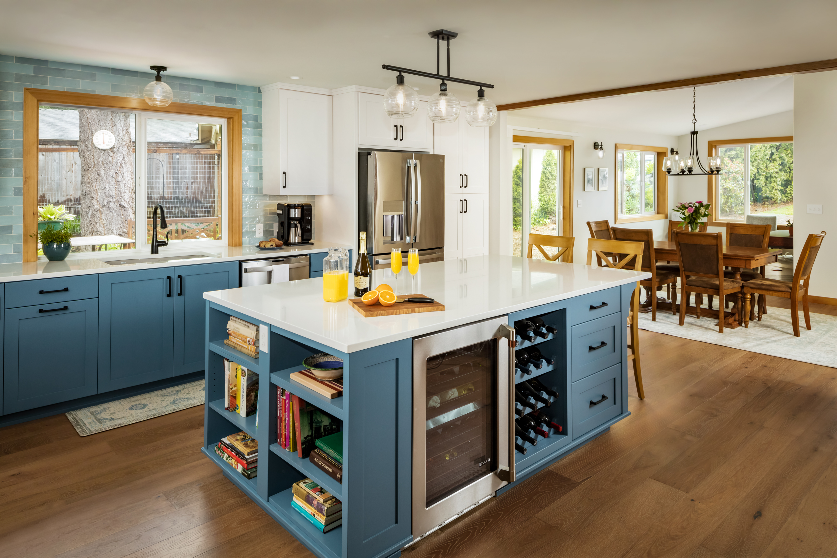 Crafted Blue Kitchen & Addition