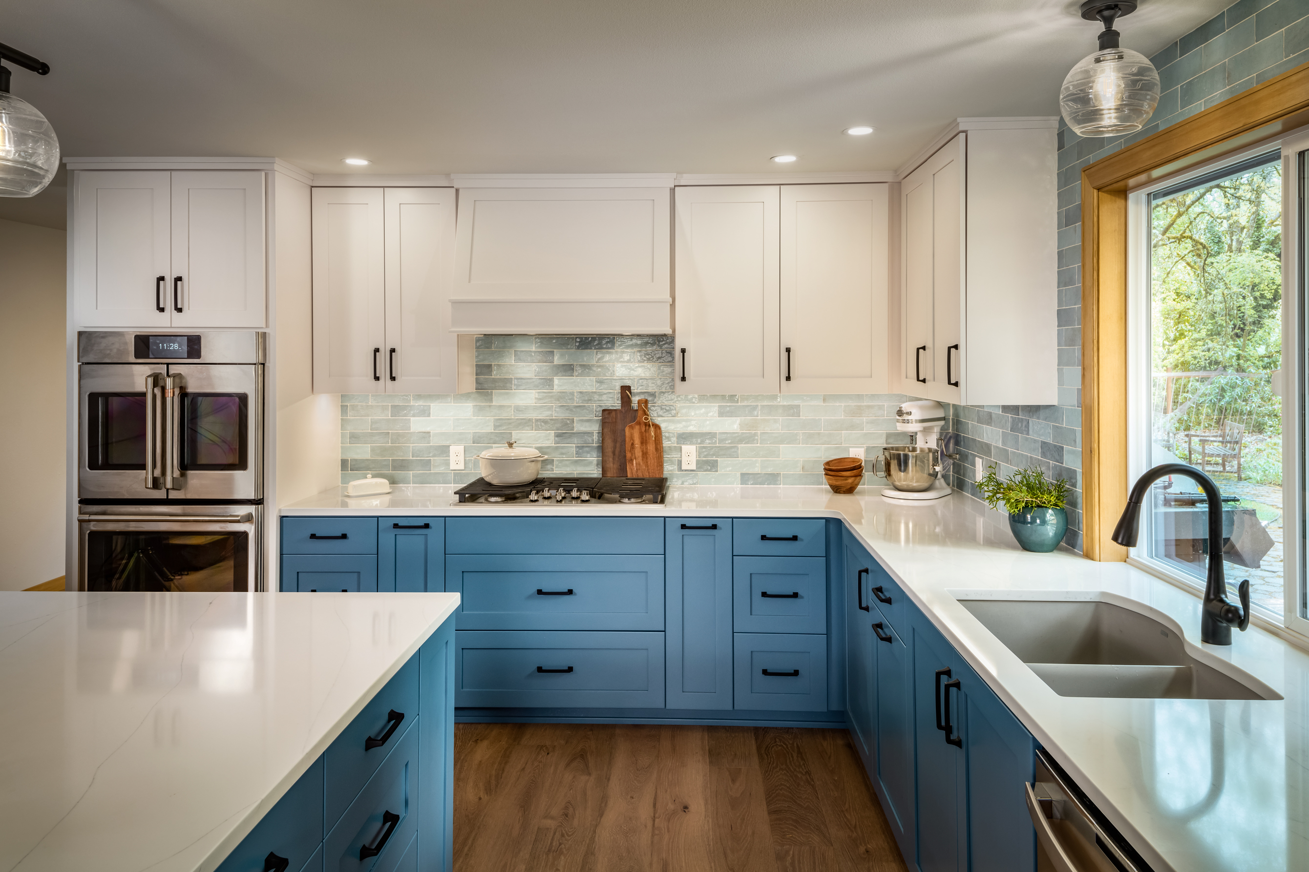 Crafted Blue Kitchen & Addition