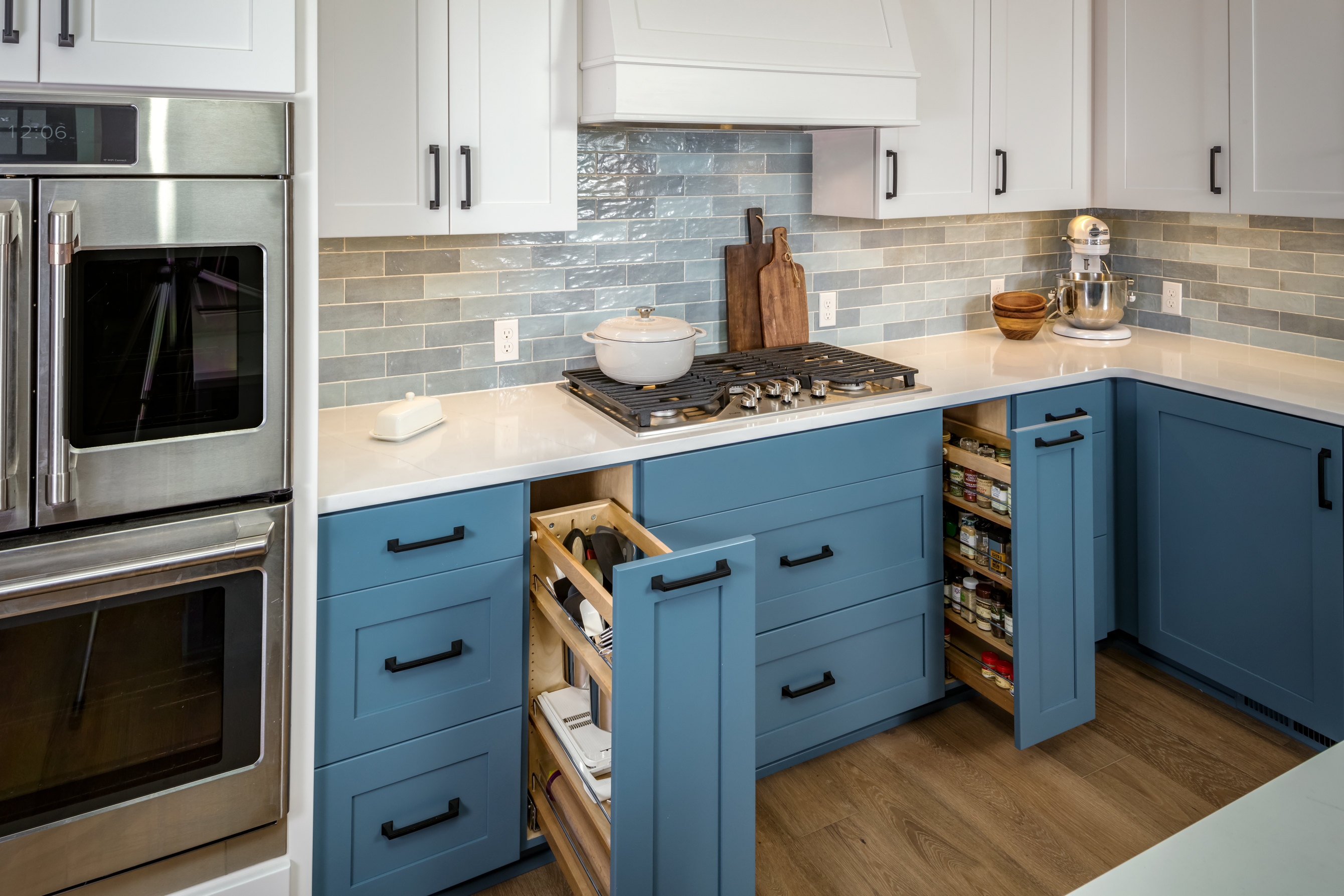 Crafted Blue Kitchen & Addition