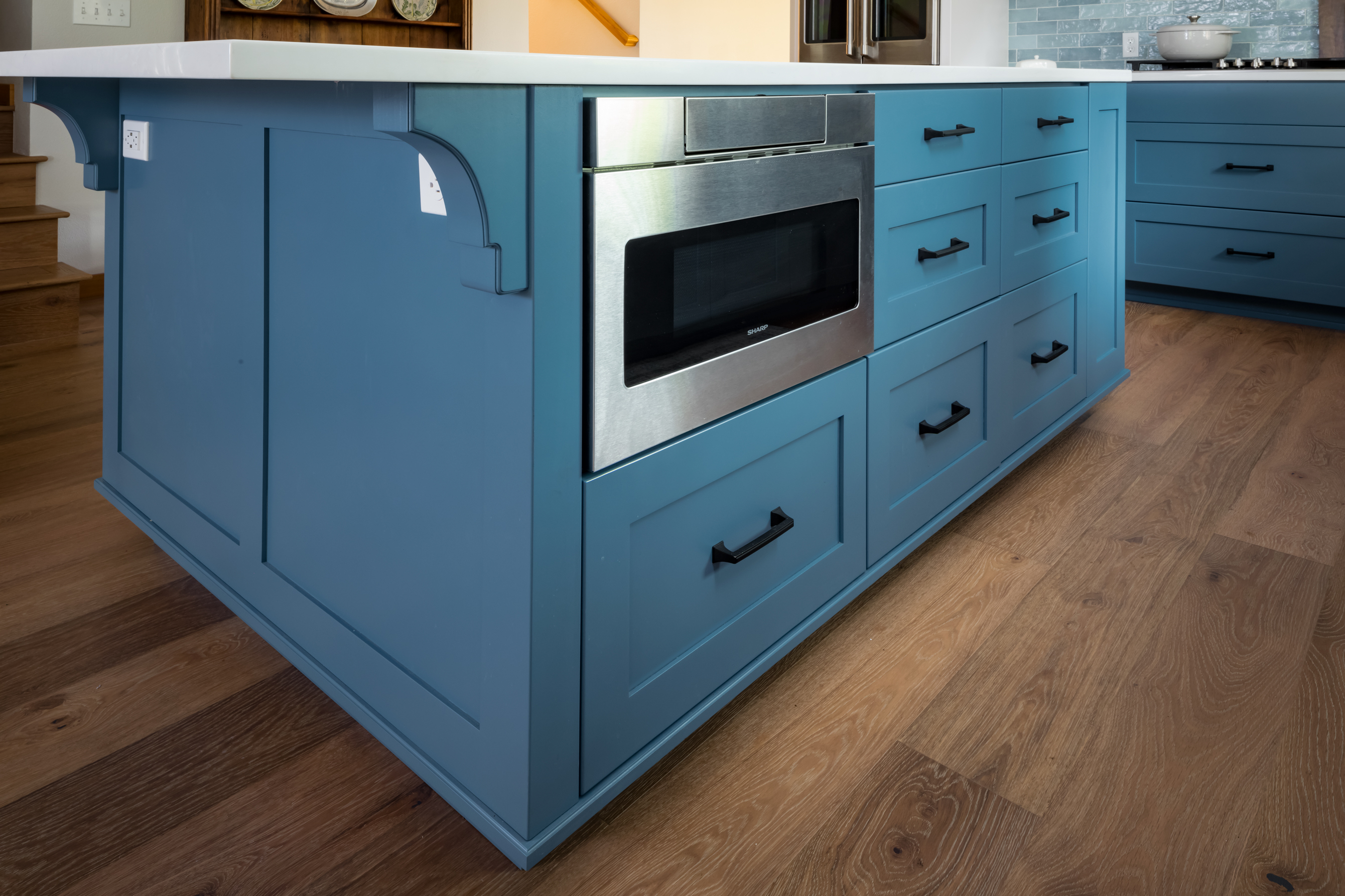 Crafted Blue Kitchen & Addition