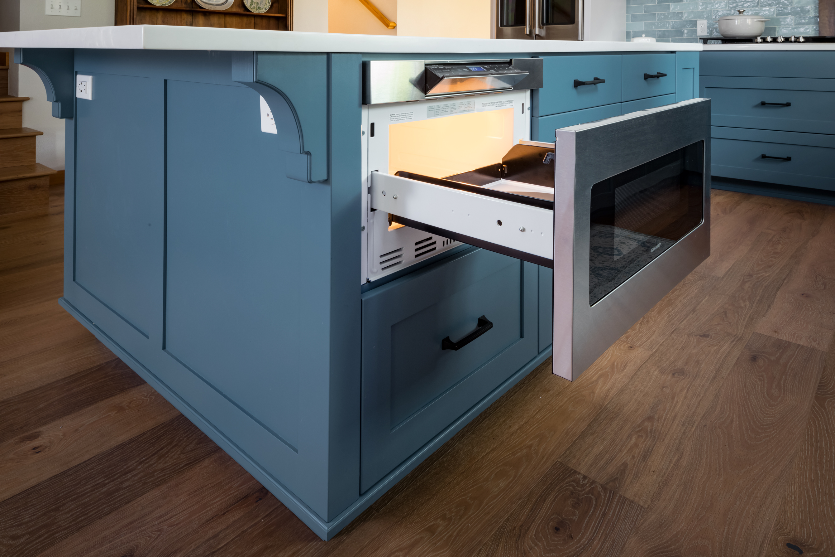 Crafted Blue Kitchen & Addition