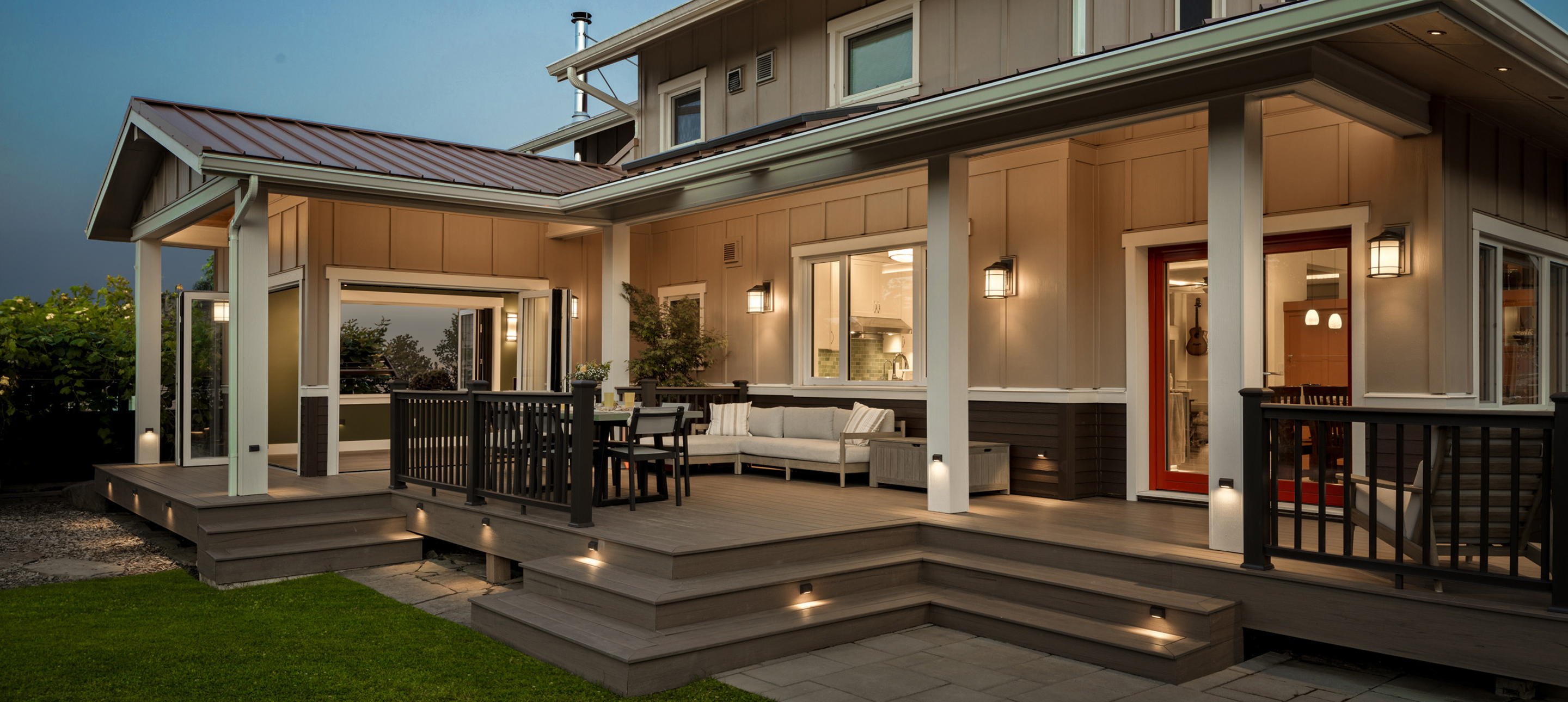 Craftsman Sunroom & Deck Addition