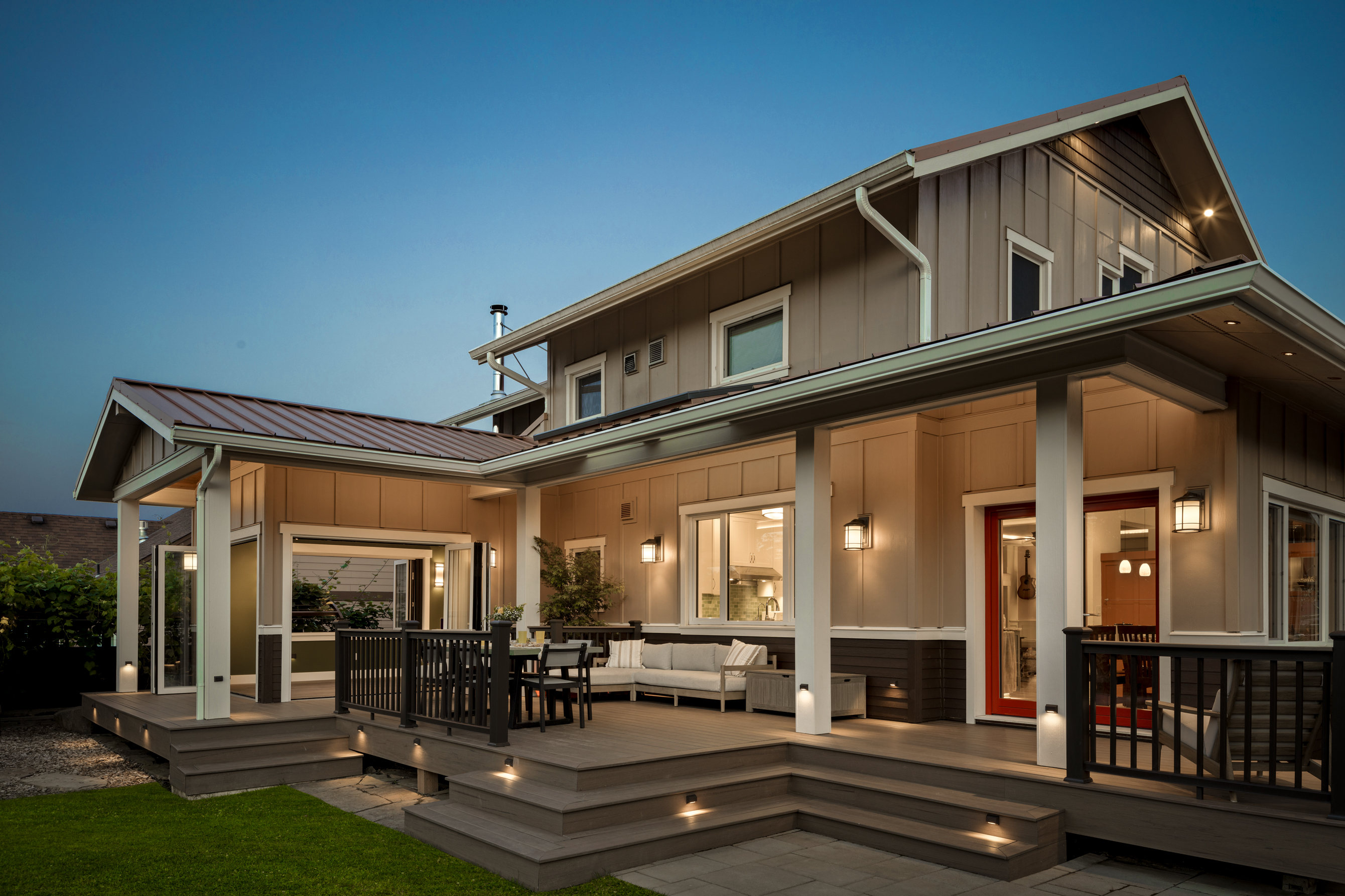Craftsman Sunroom & Deck Addition