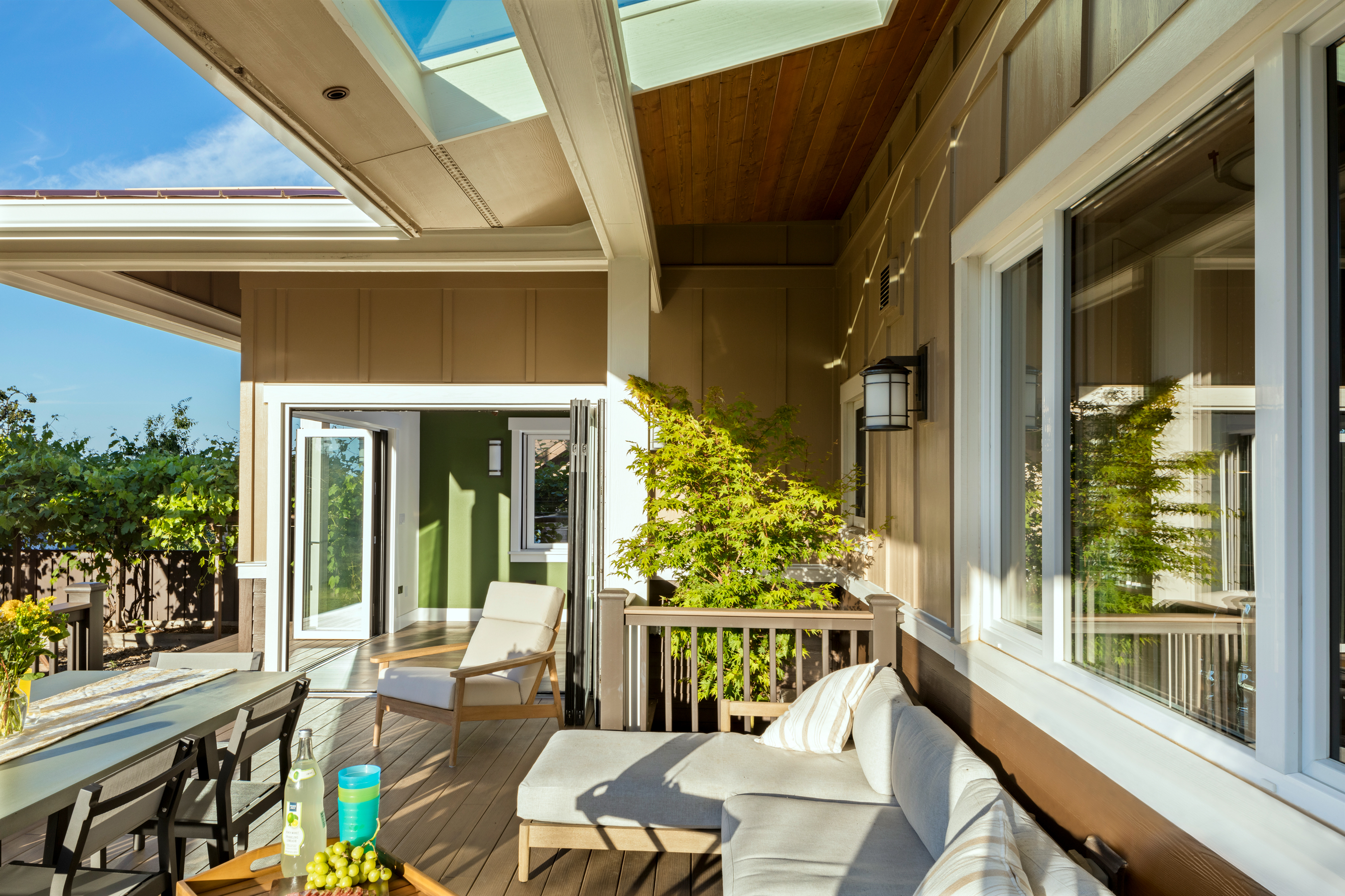 Craftsman Sunroom & Deck Addition