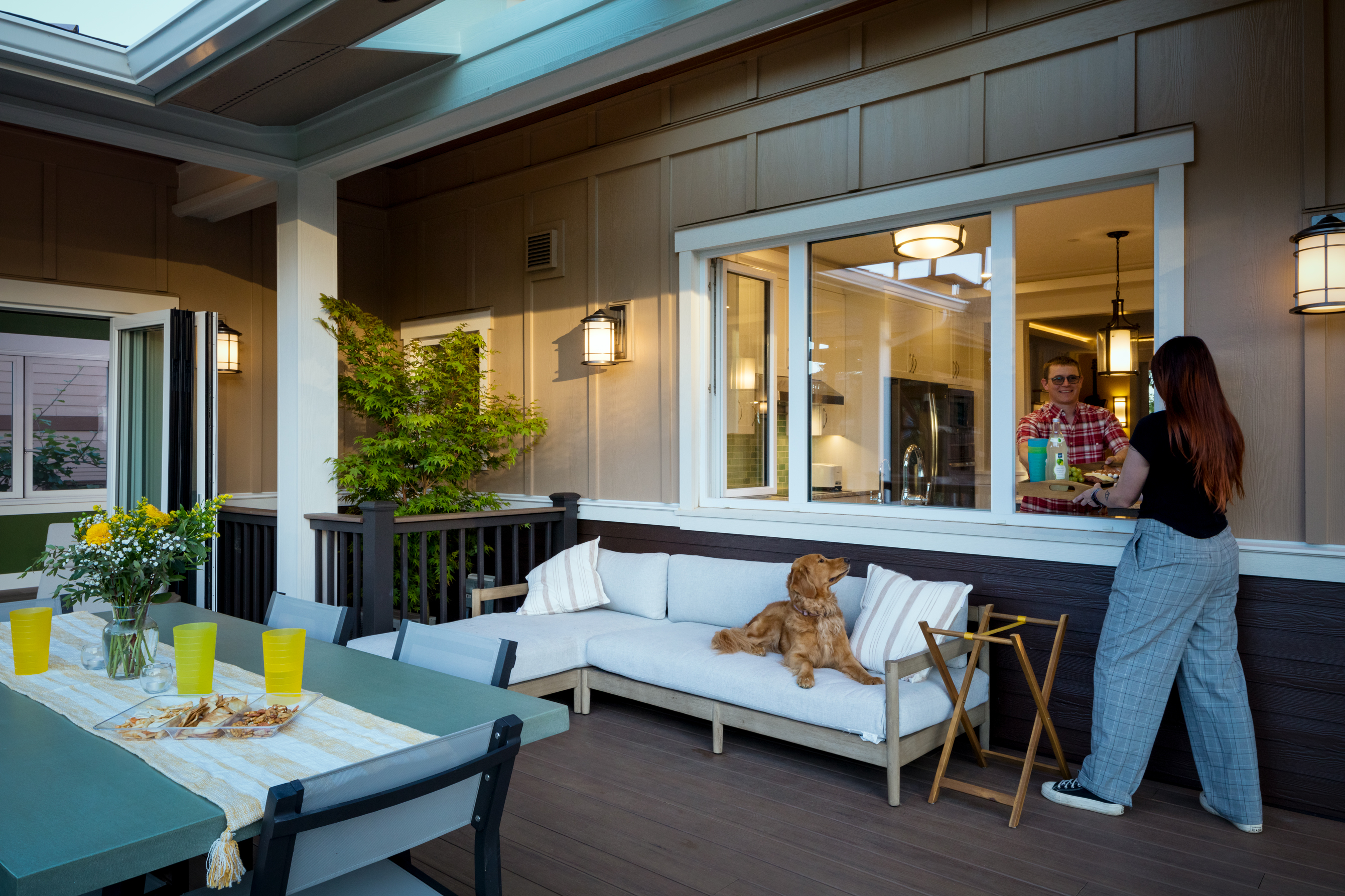 Craftsman Sunroom & Deck Addition
