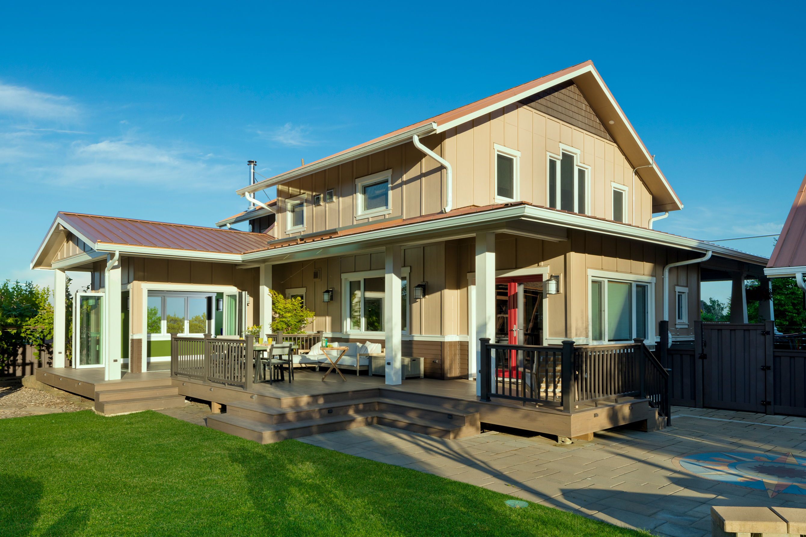 Craftsman Sunroom & Deck Addition