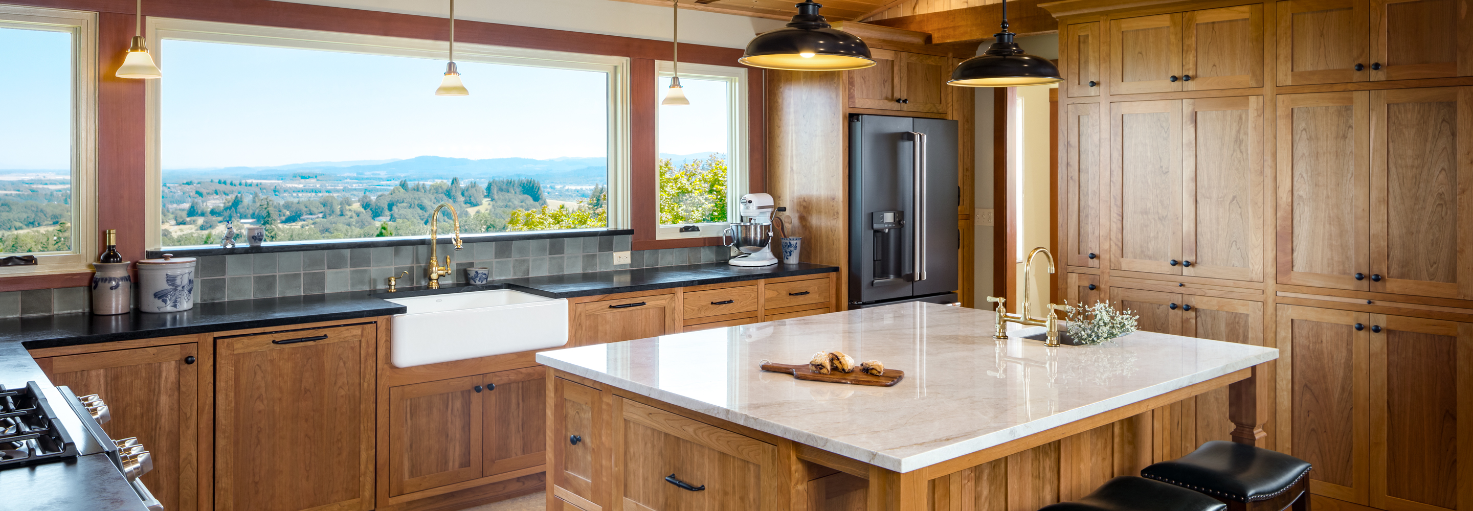 Inset Kitchen on the Hill