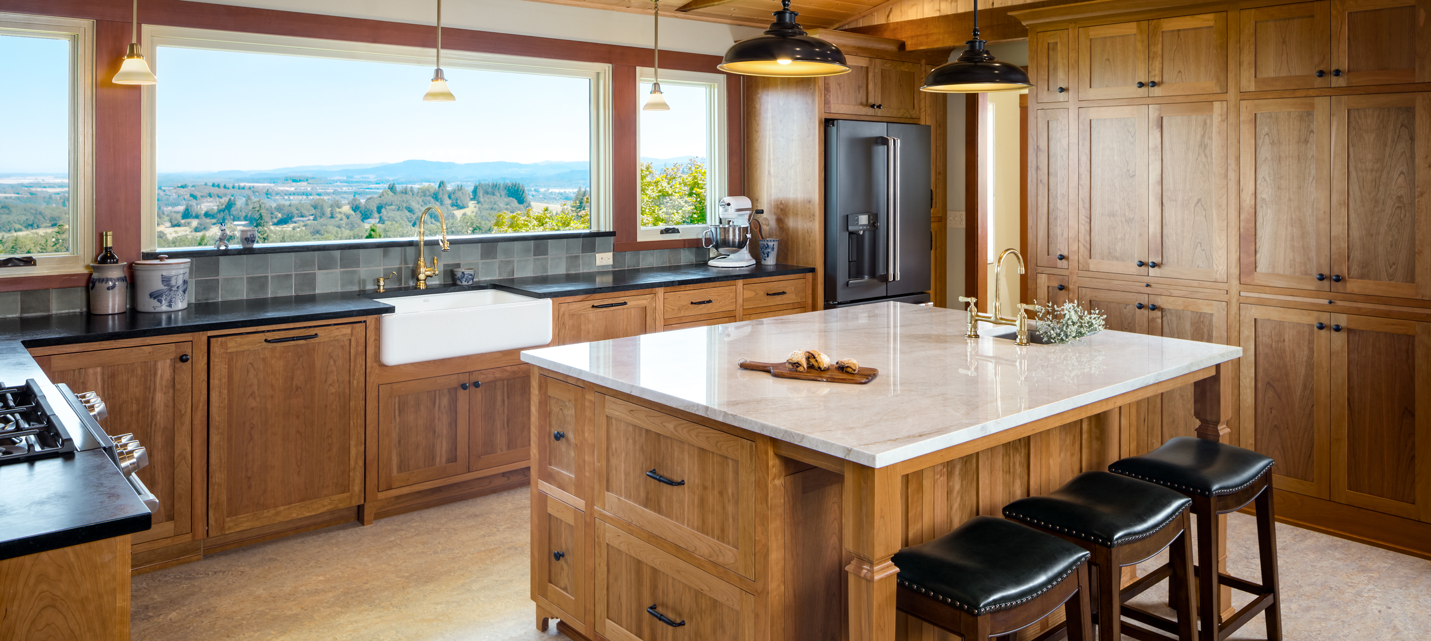 Inset Kitchen on the Hill