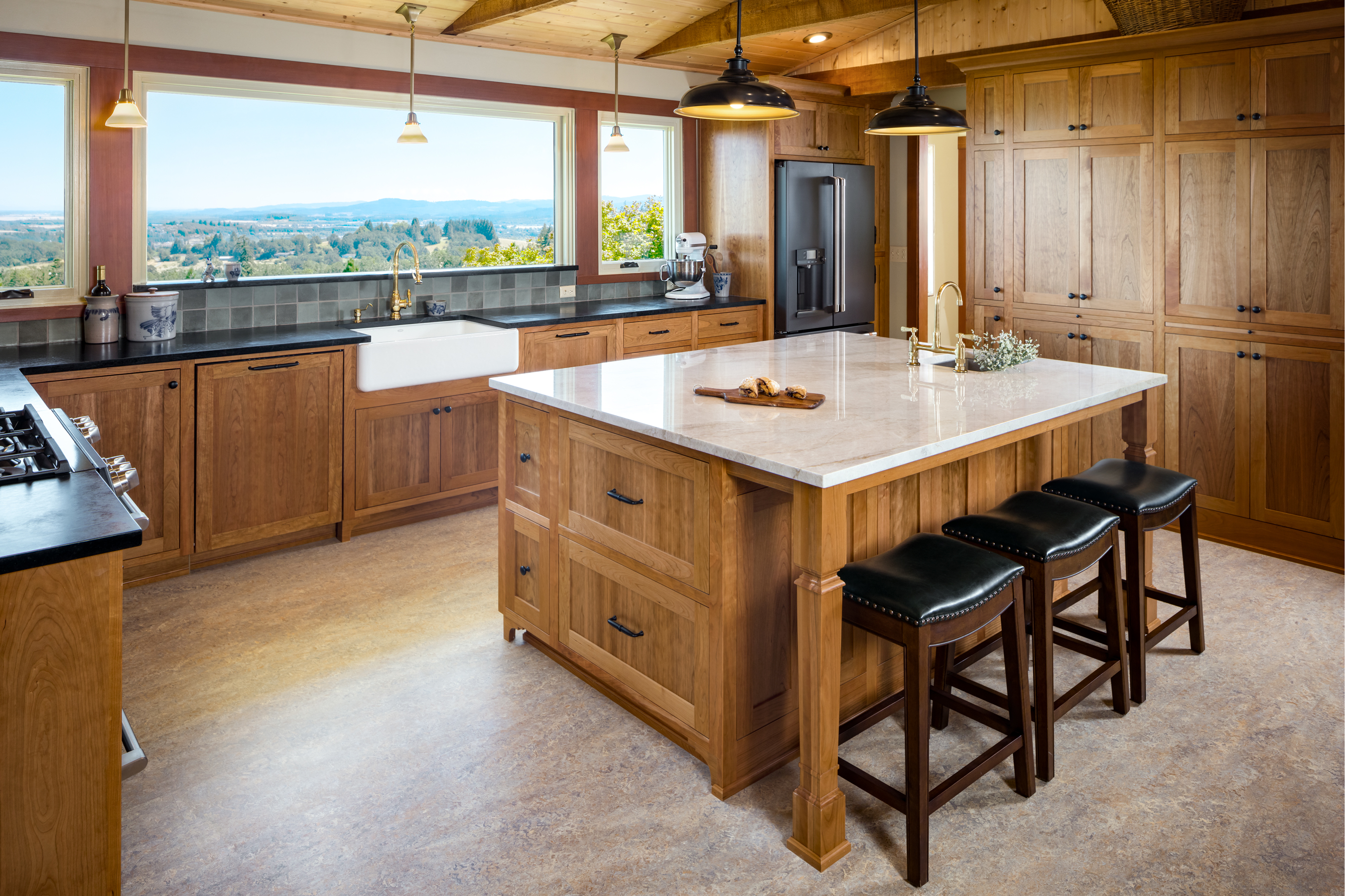 Inset Kitchen on the Hill