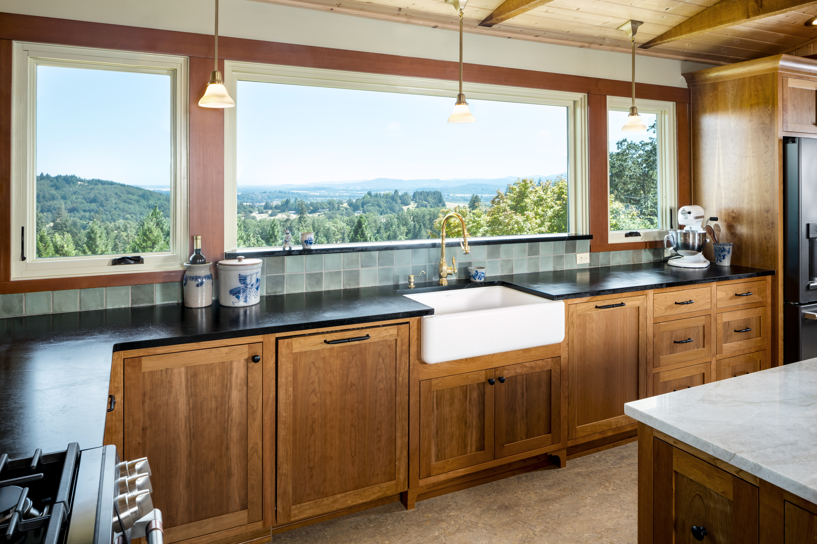 Inset Kitchen on the Hill