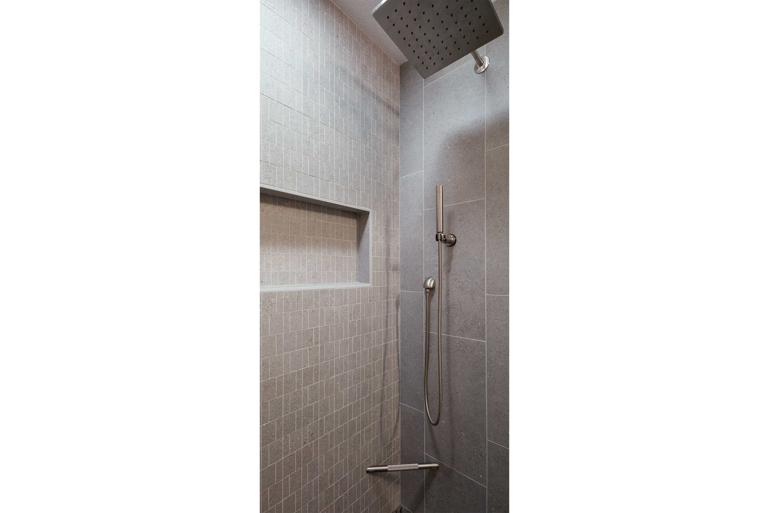 Modern Compact Bathroom Remodel