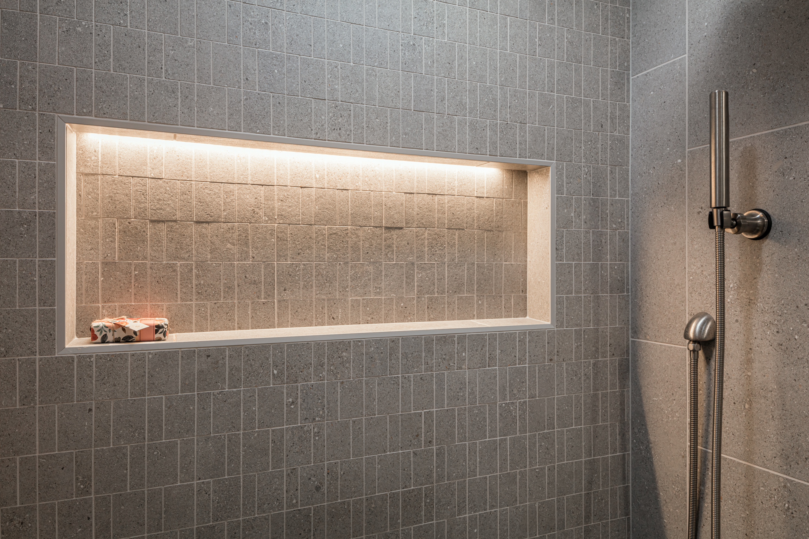 Modern Compact Bathroom Remodel