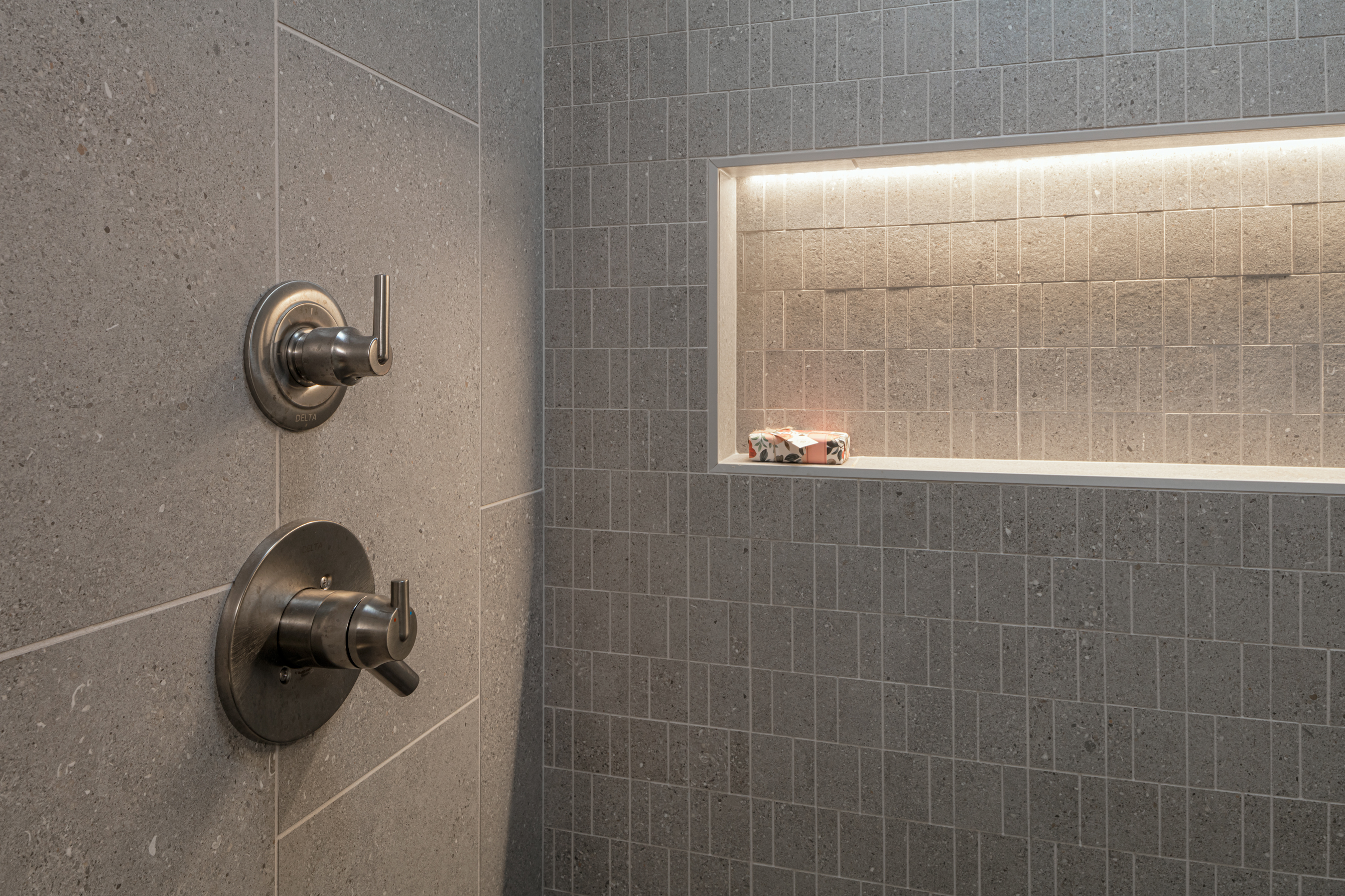 Modern Compact Bathroom Remodel