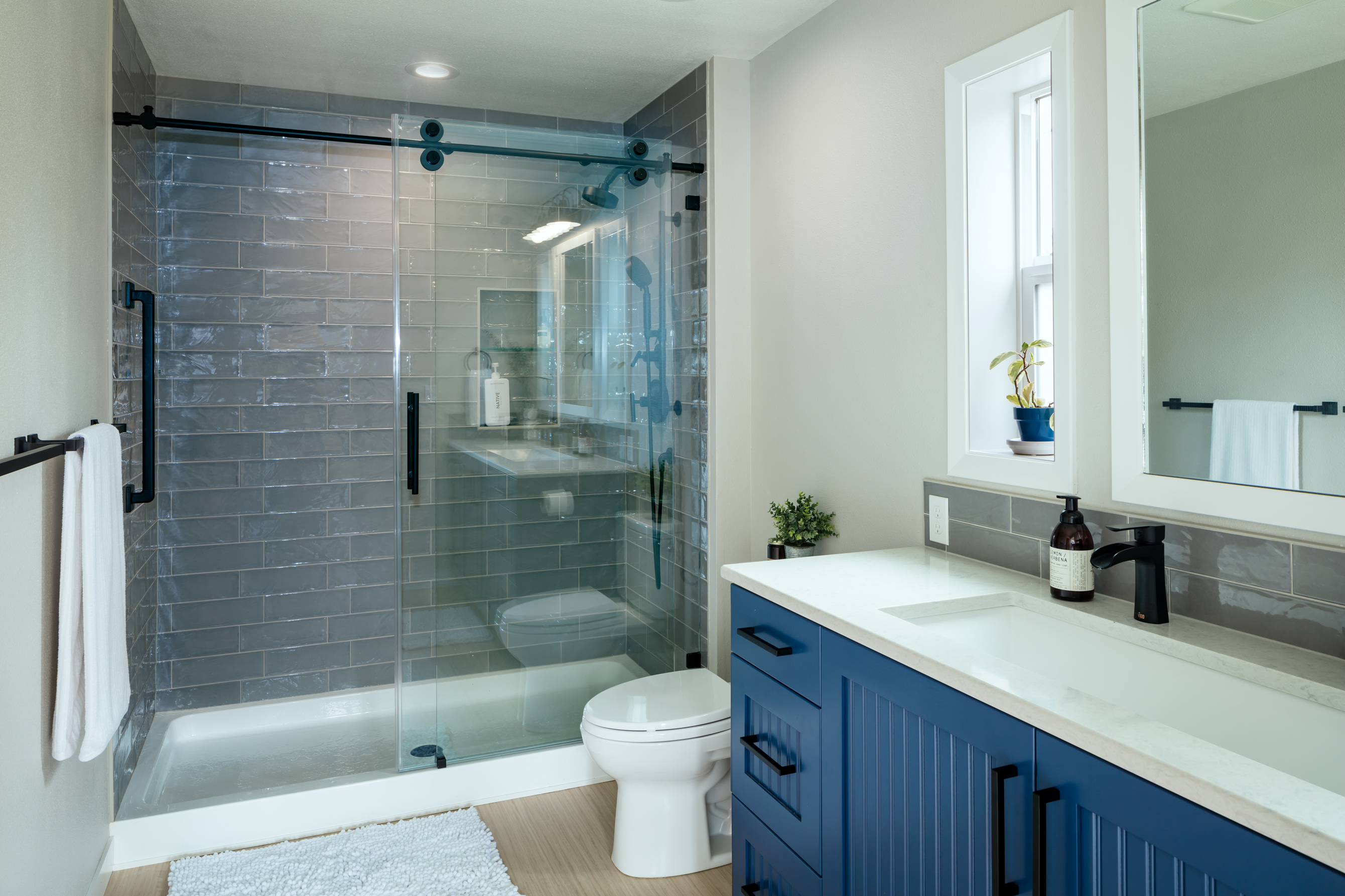 Modern Farmhouse Bathroom Addition