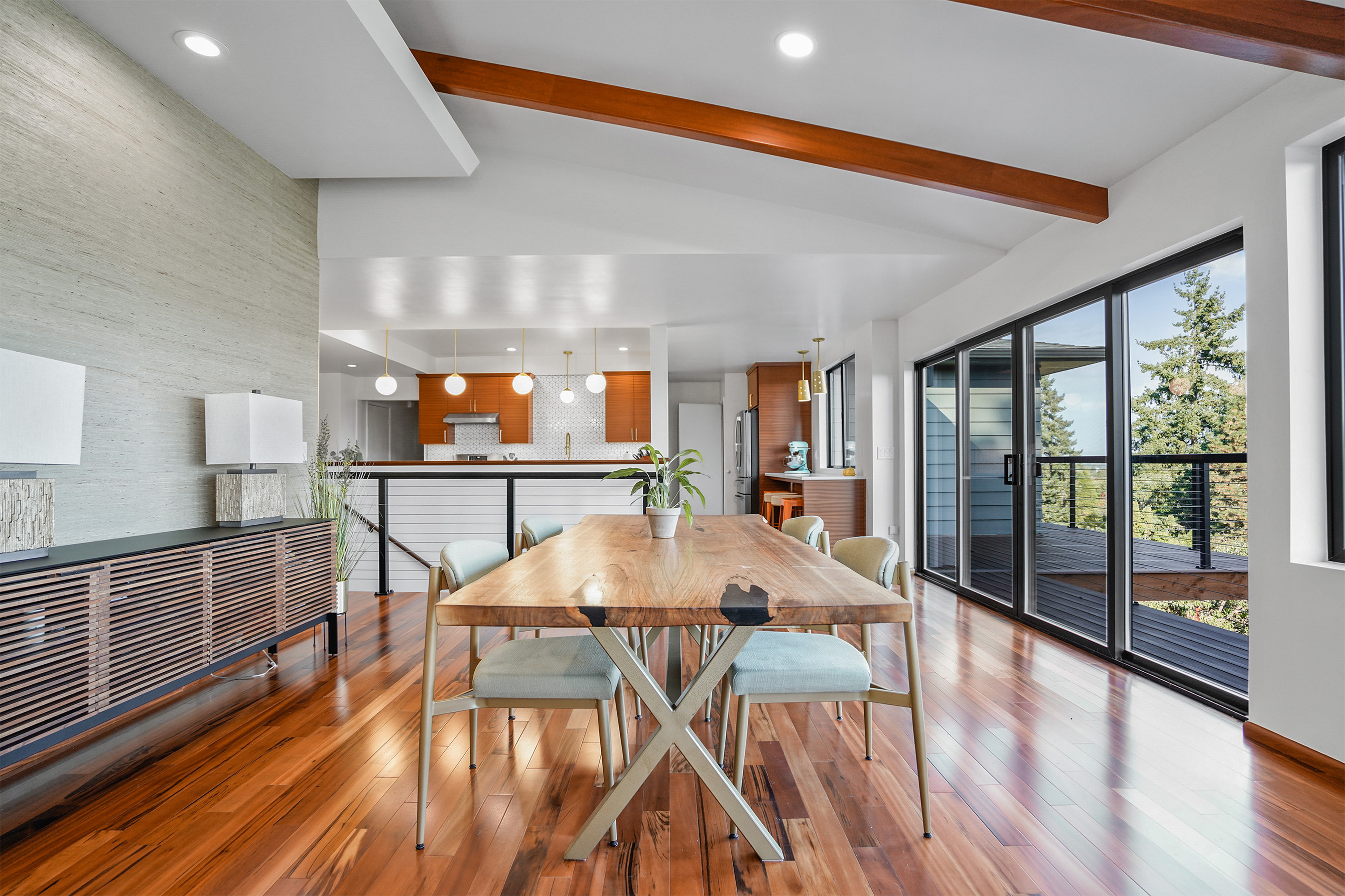 Mahogany Mid-Century Modern