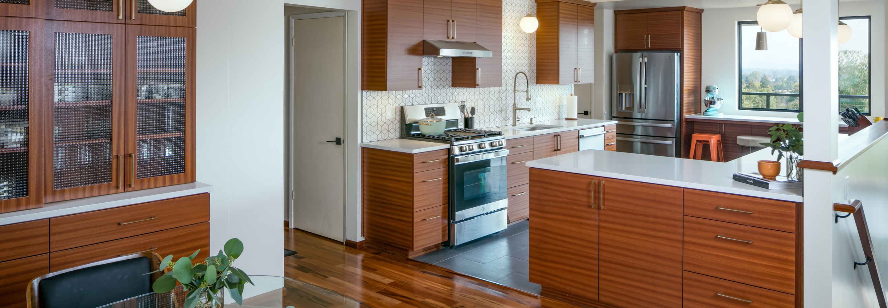 Mahogany Mid-Century Modern