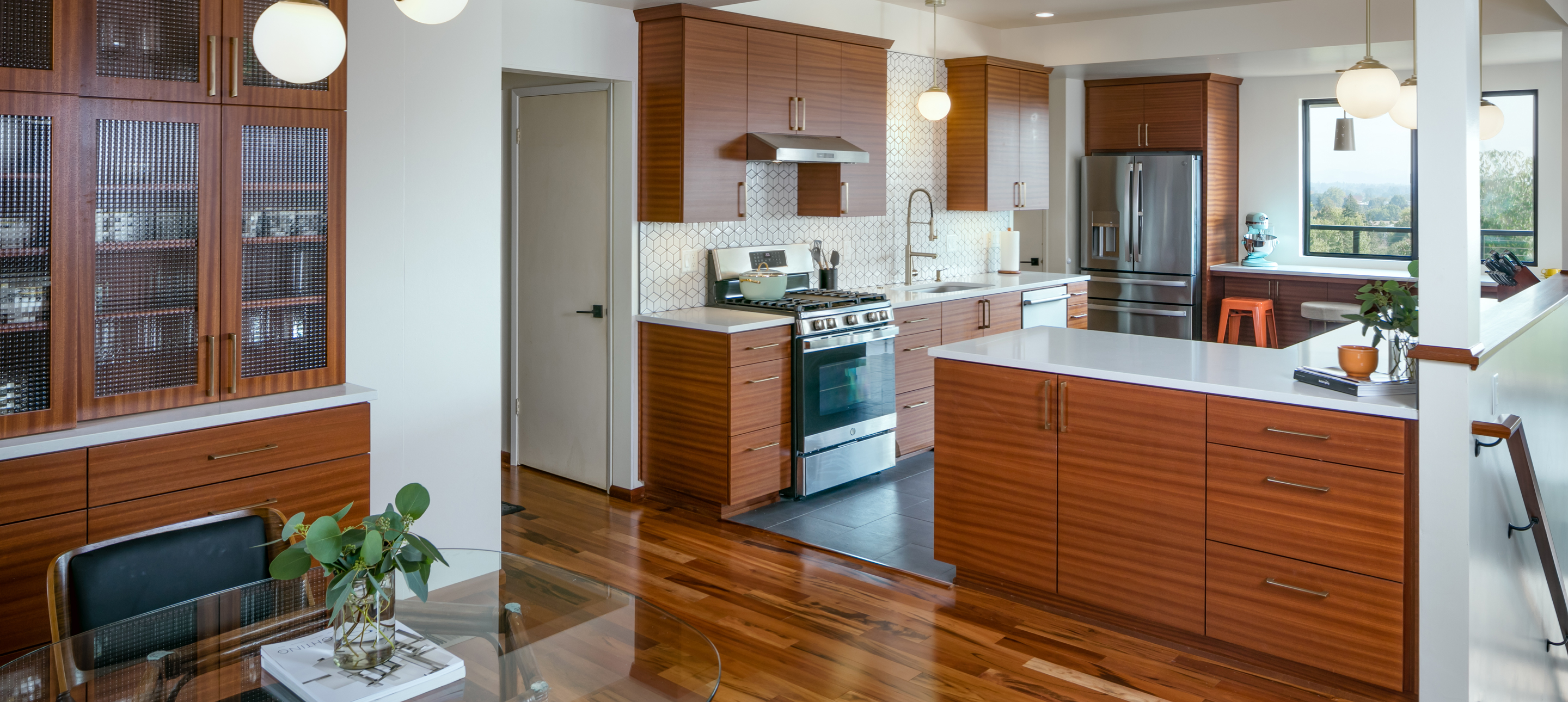 Mahogany Mid-Century Modern