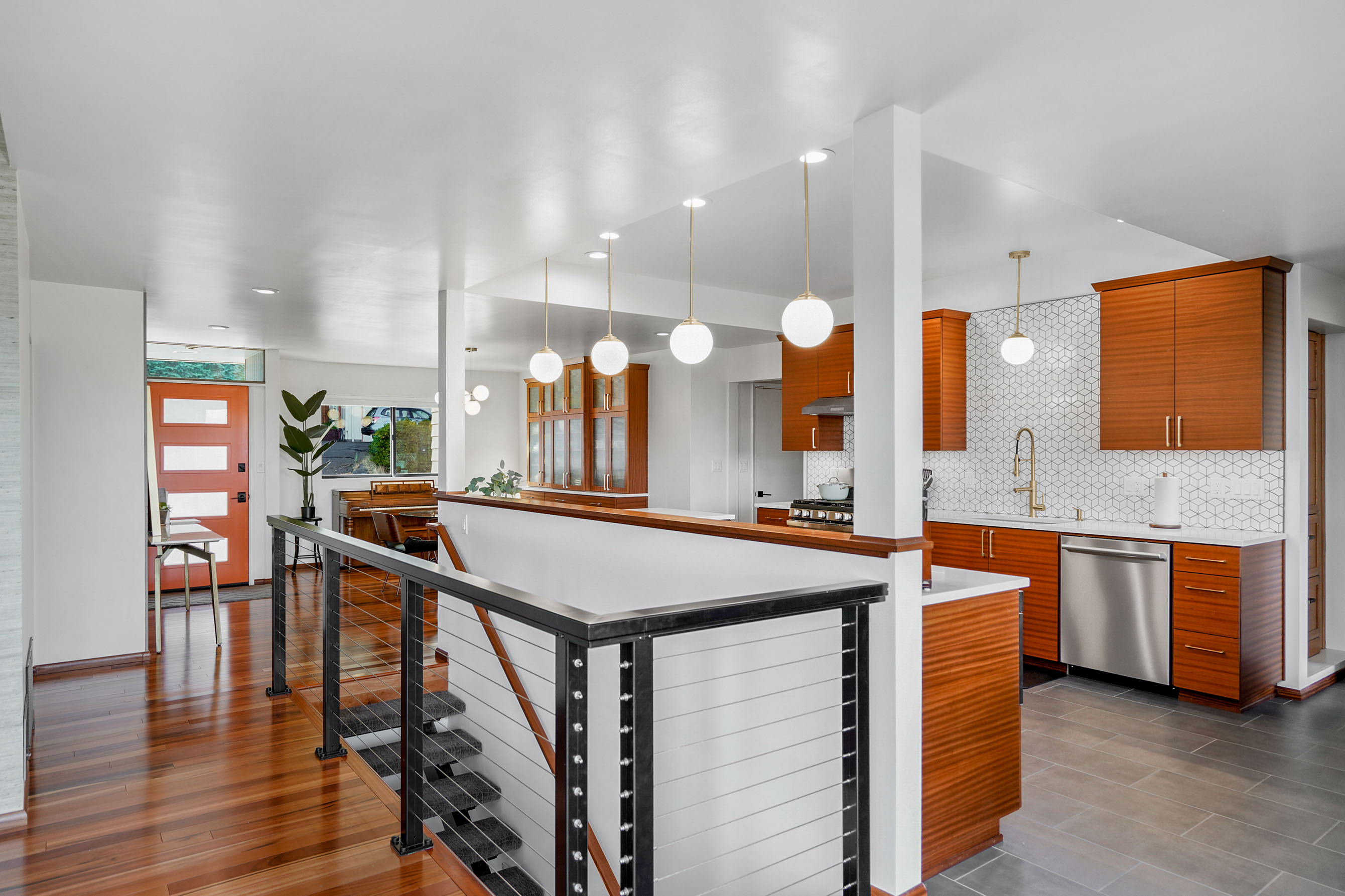 Mahogany Mid-Century Modern