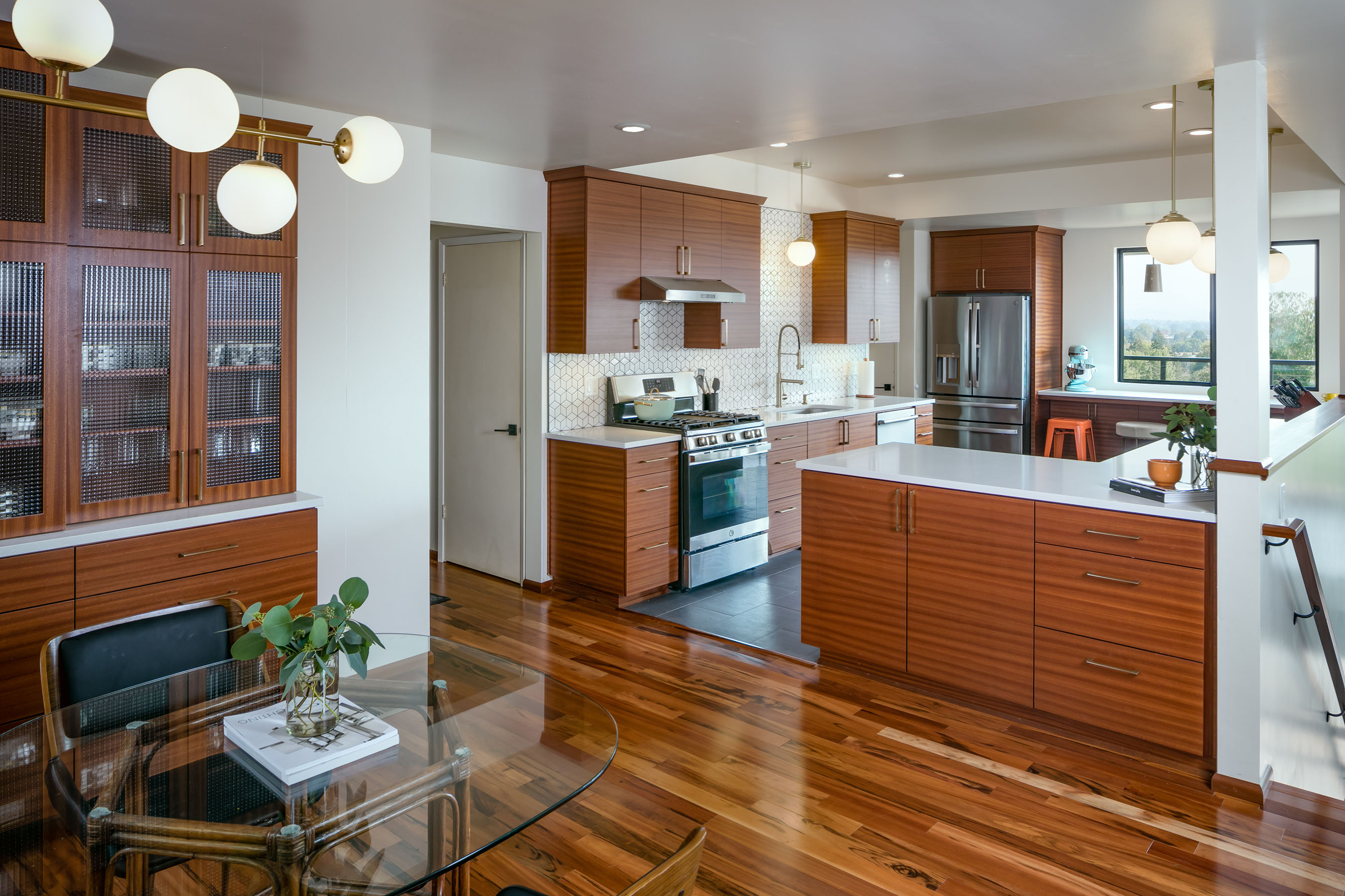 Mahogany Mid-Century Modern