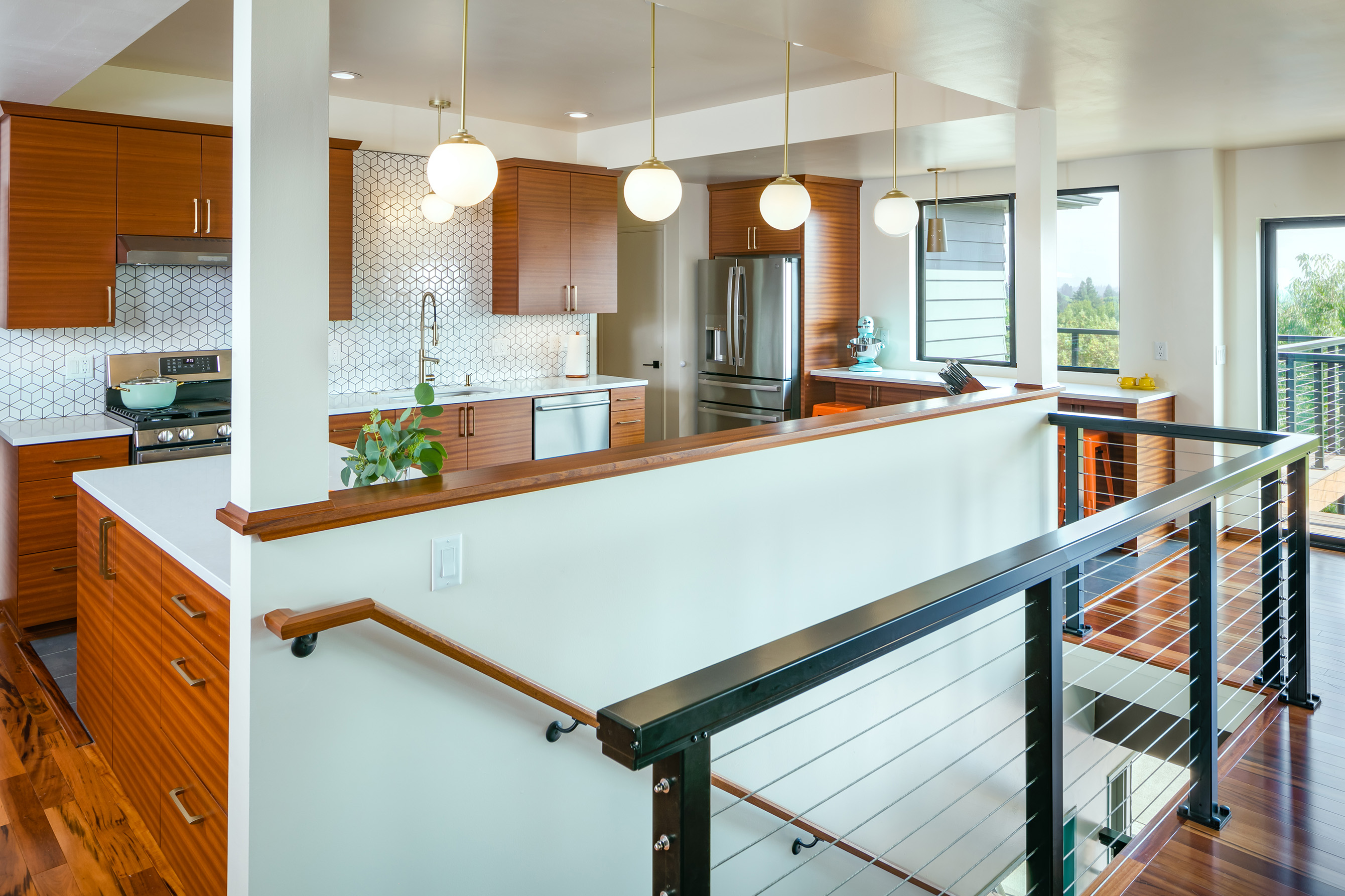 Mahogany Mid-Century Modern