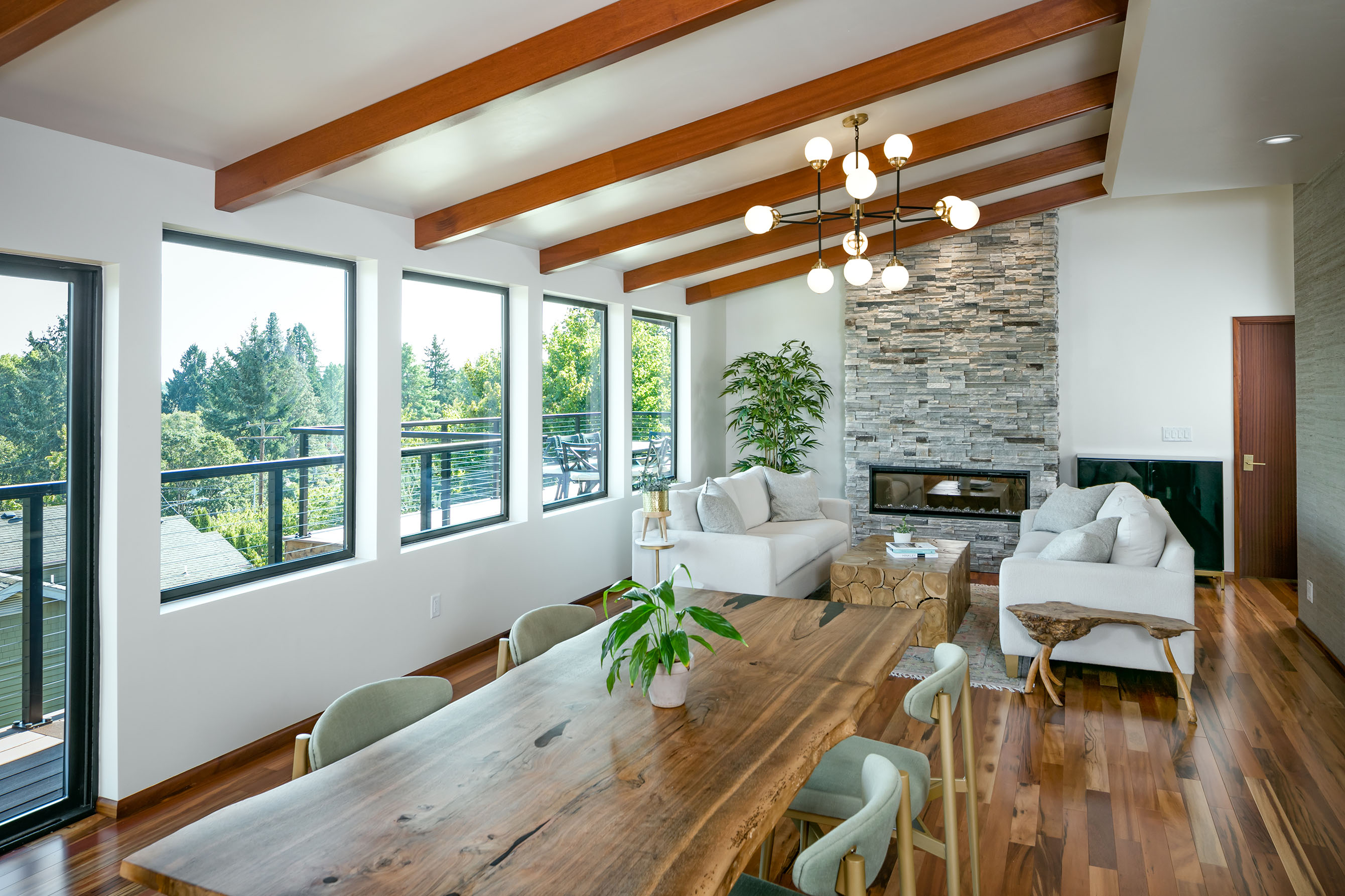 Mahogany Mid-Century Modern
