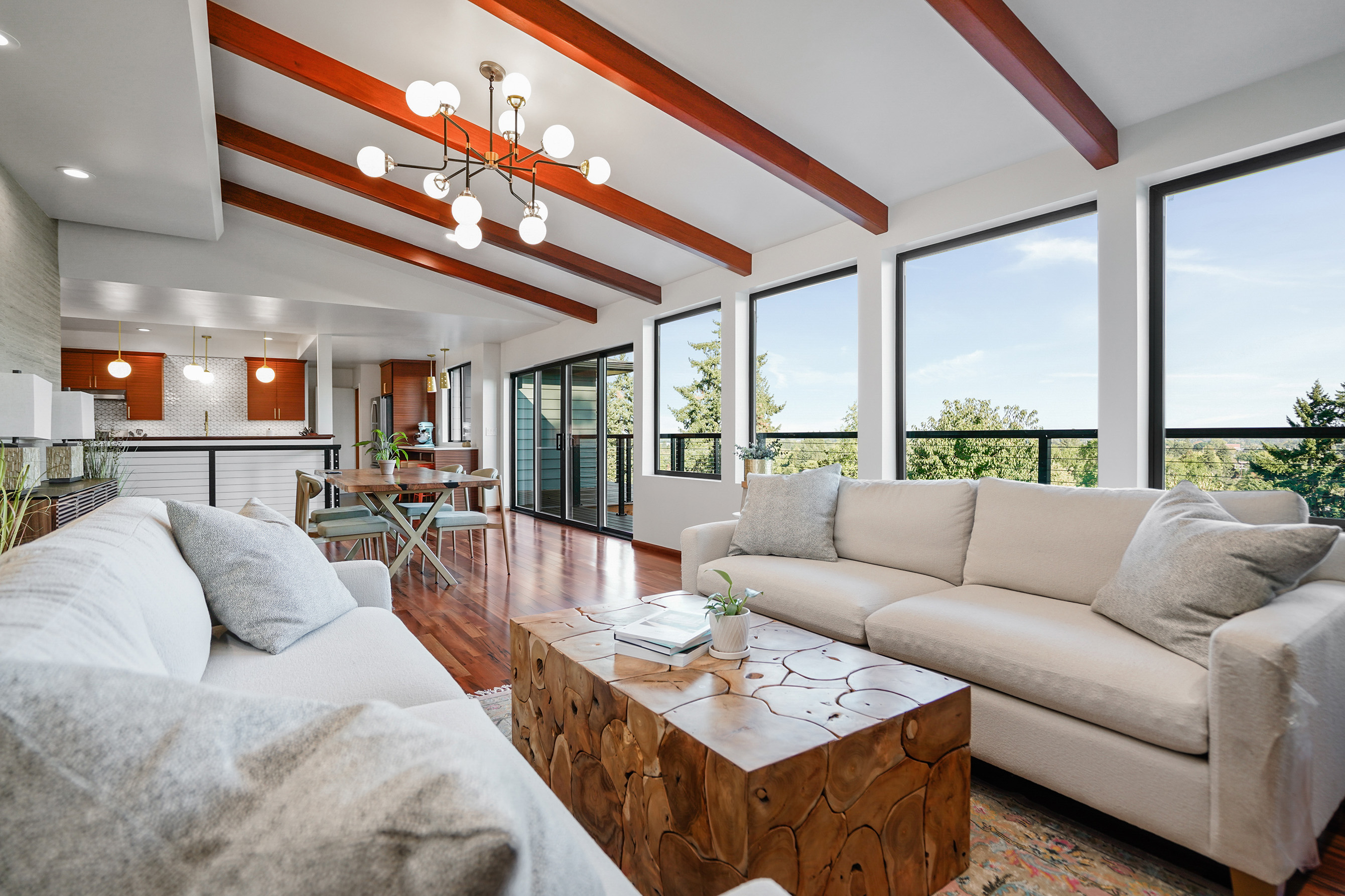 Mahogany Mid-Century Modern