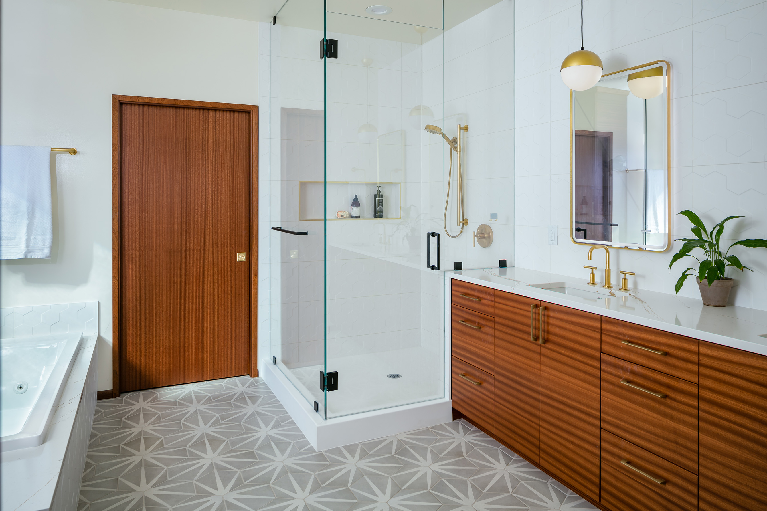 Mahogany Mid-Century Modern