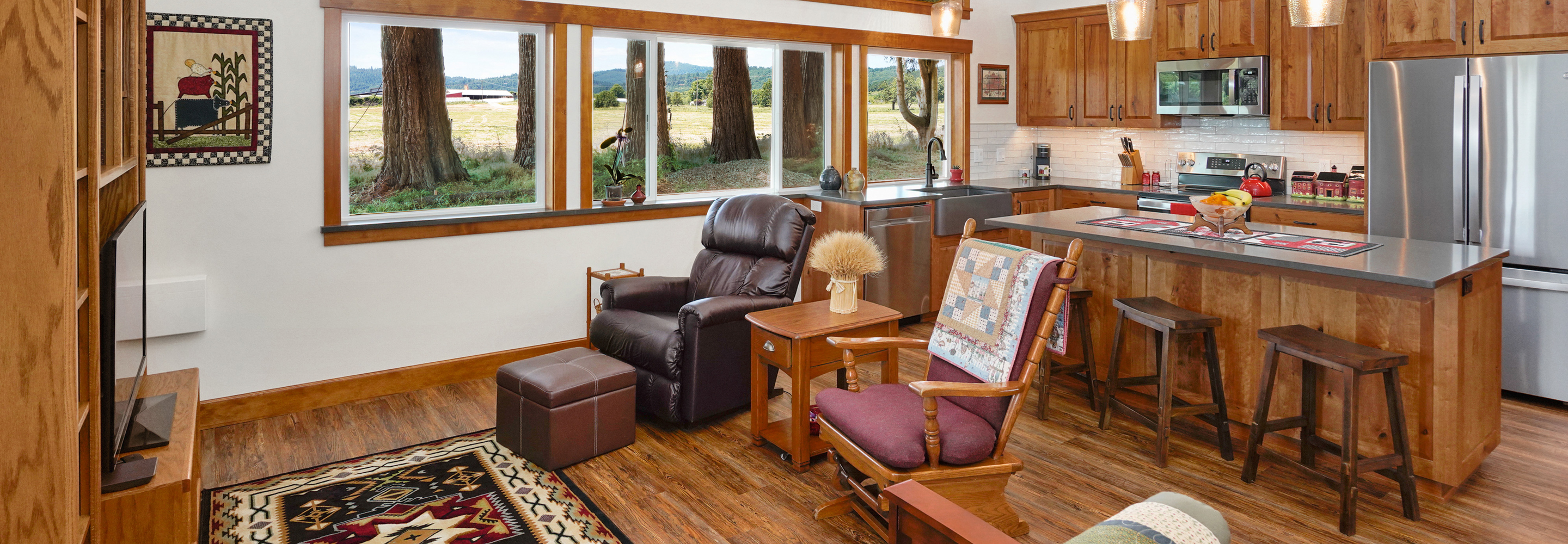 Rustic Accessible Living Cabin