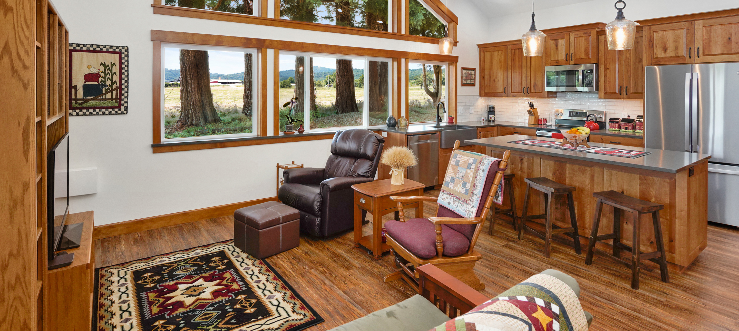 Rustic Accessible Living Cabin