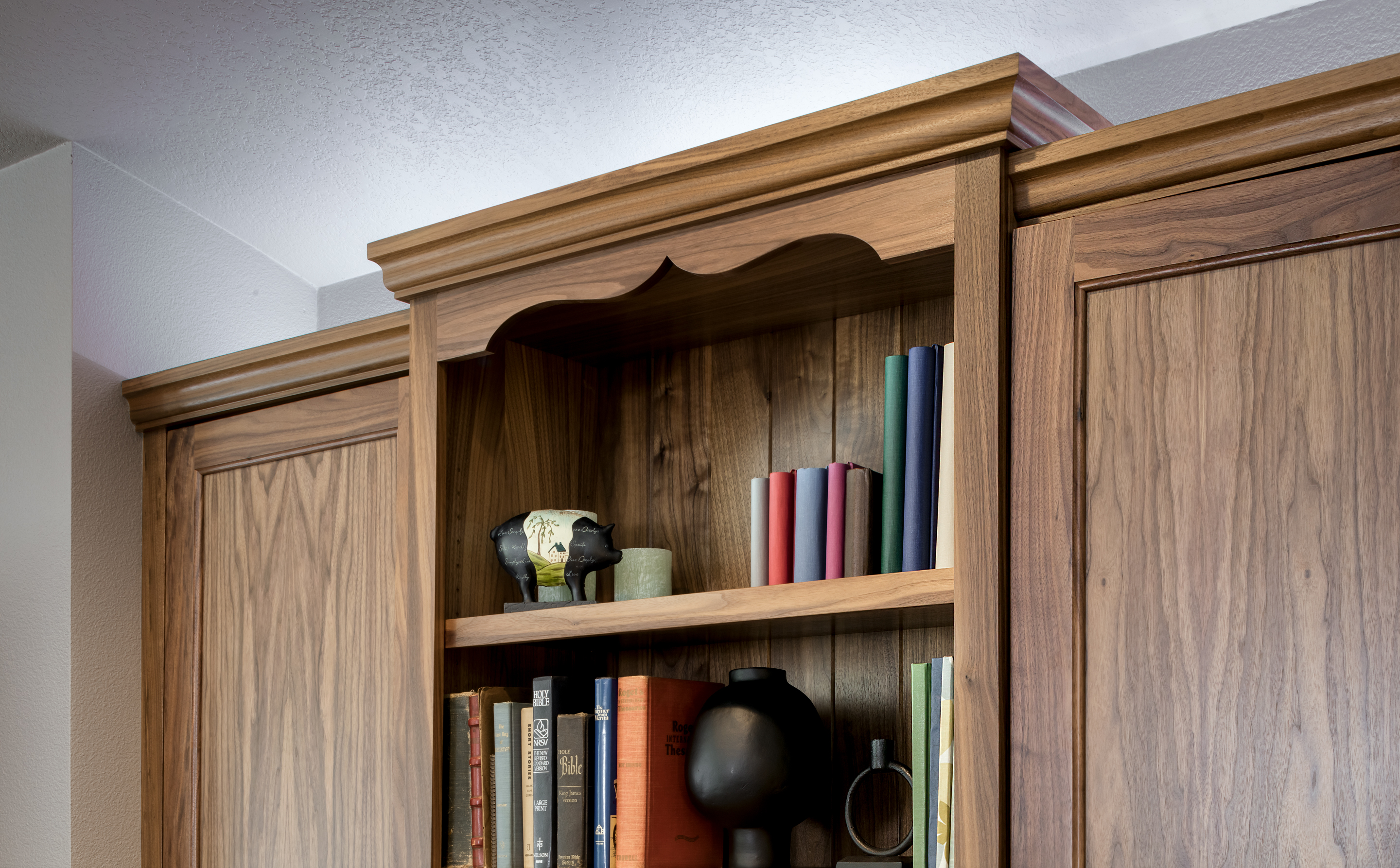 Timeless Black Walnut Built-ins