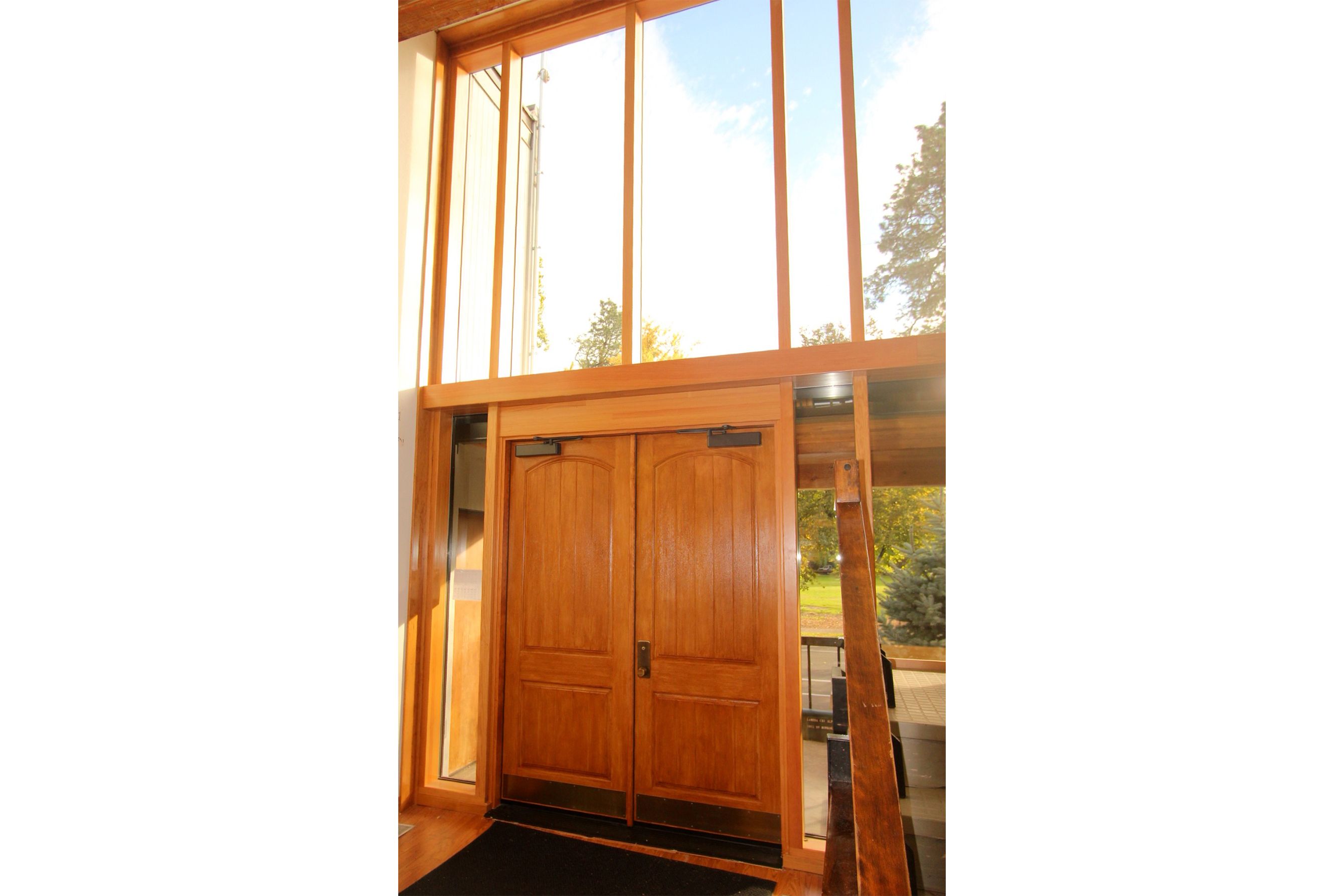 Window Wall Front Entrance
