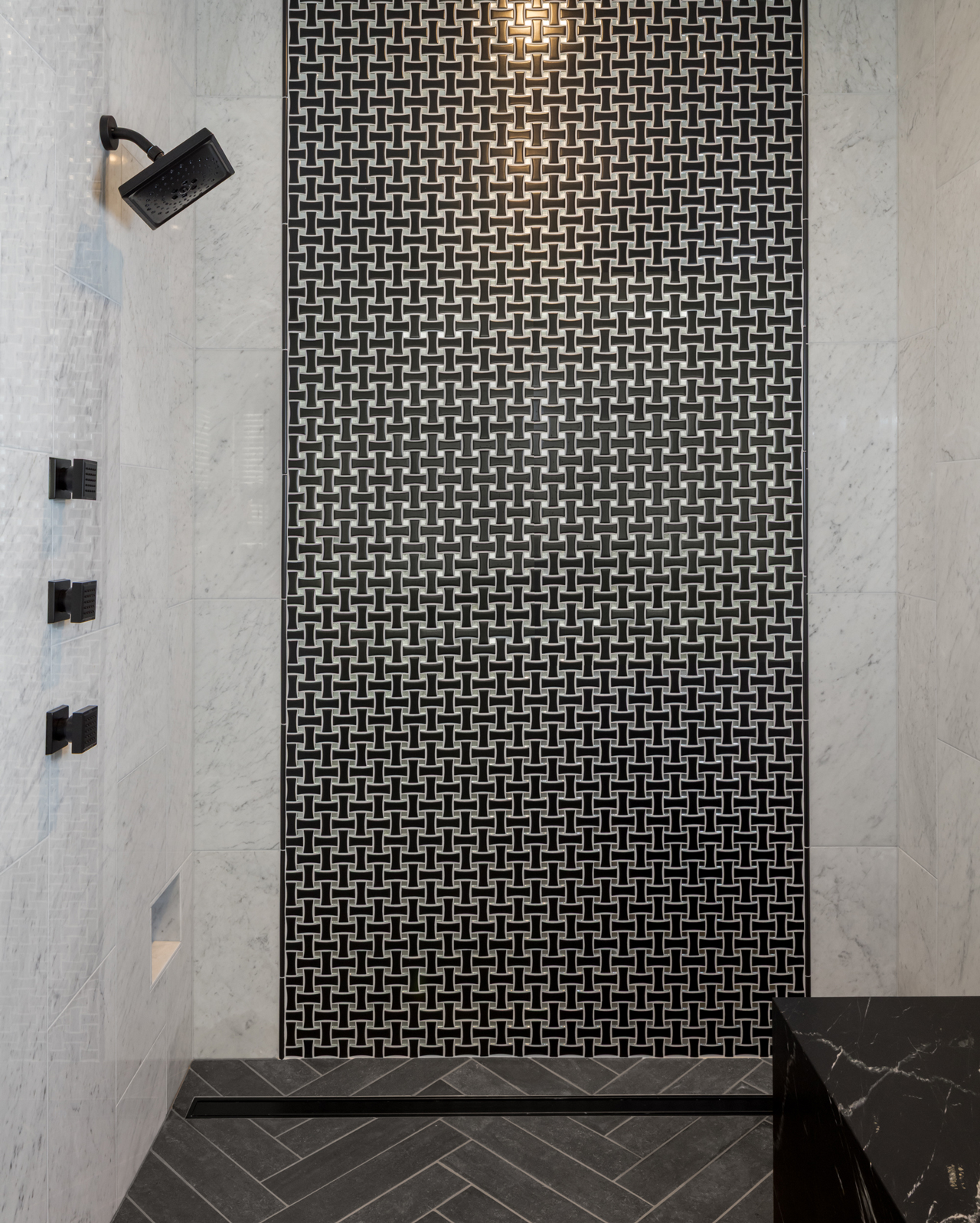 Custom Curbless Spa Bathroom